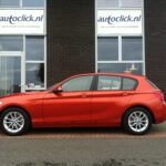 Uit Duitsland geïmporteerde BMW 1-serie ,een tevreden klant met onze import service